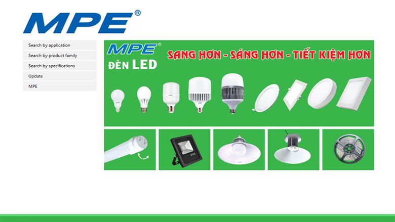 Ưu điểm của đèn led MPE chính hãng? Những sản phẩm đèn led phổ biến hiện nay