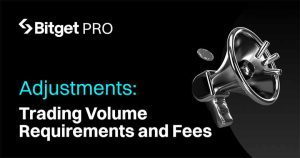 Bitget thông báo điều chỉnh yêu cầu khối lượng giao dịch PRO và phí taker futures