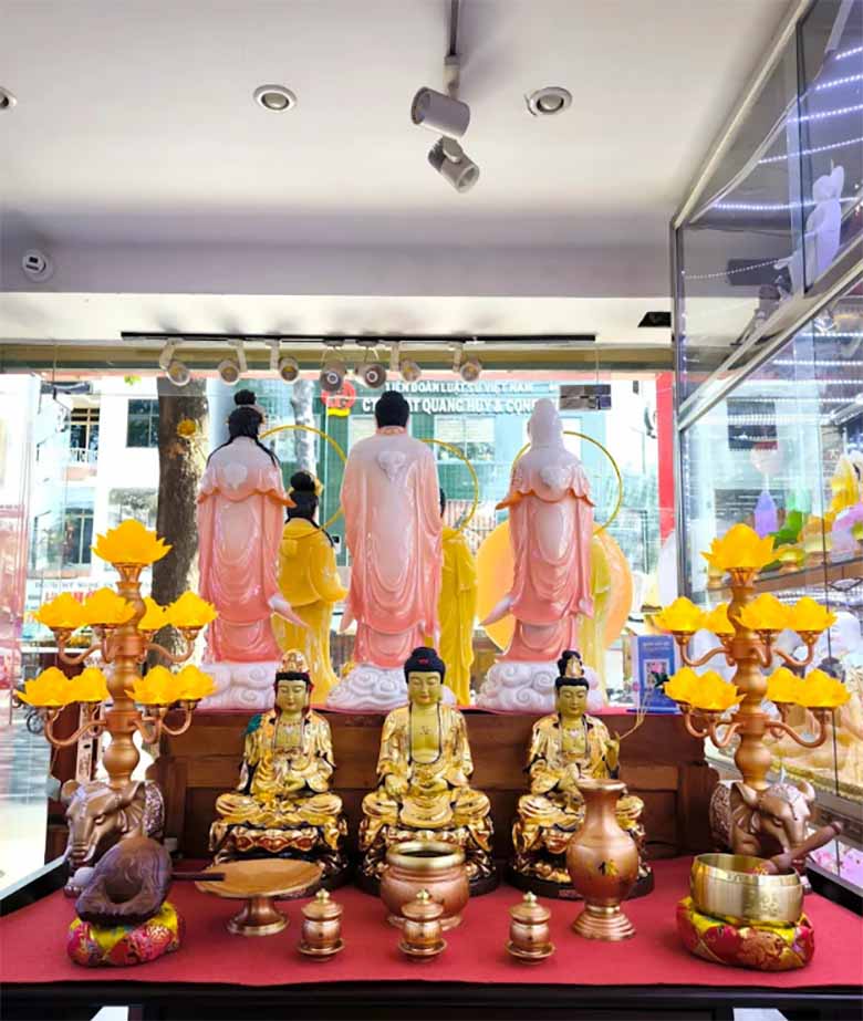 Top 10 địa điểm thỉnh tượng Phật Quán Âm ngồi đài sen ở HCM

